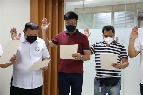 Quezon City Association of Barangay Captains (ABC) Oath taking.